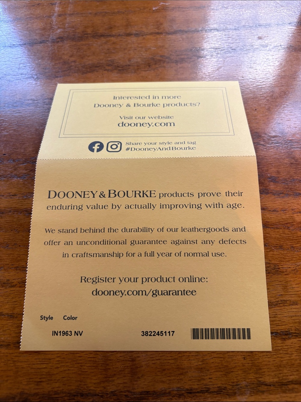 Dooney & Bourke Nylon Handle Tote with Brown Trim - Picture 5 of 5